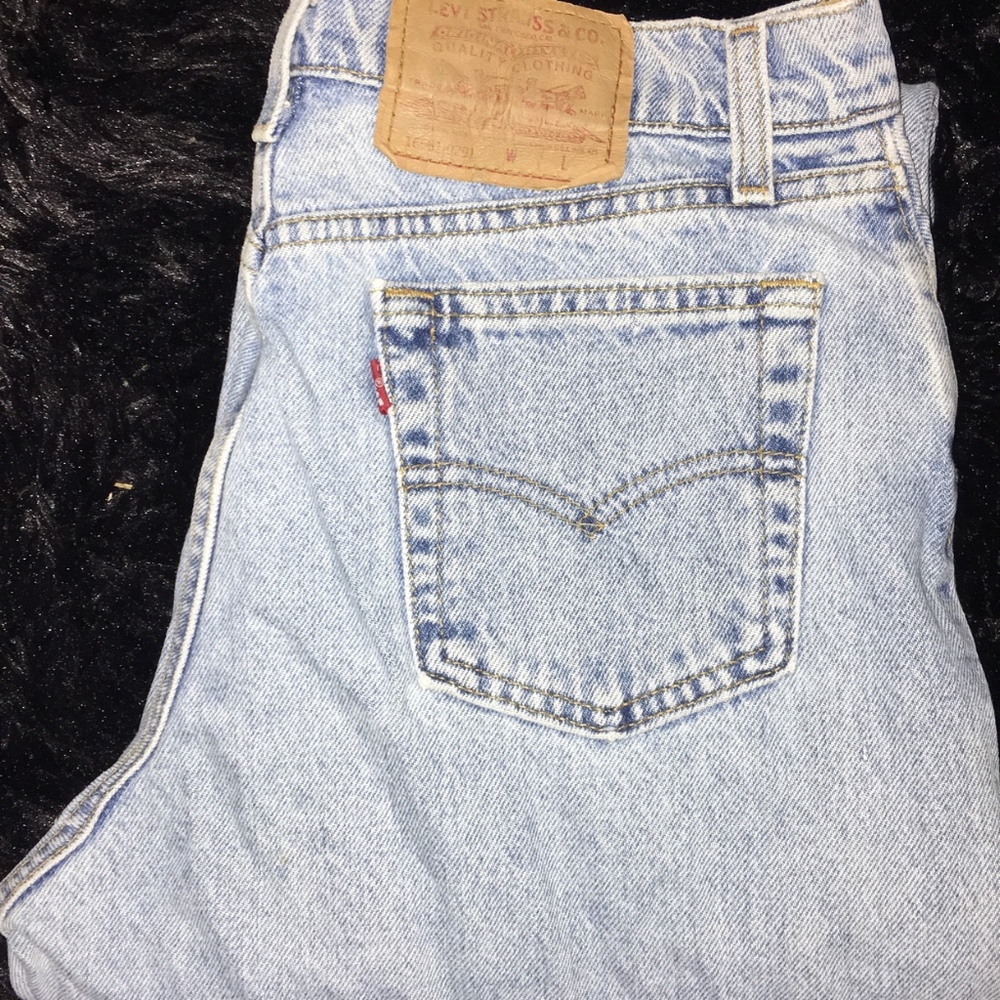 vintage levi's high waisted mom jeans